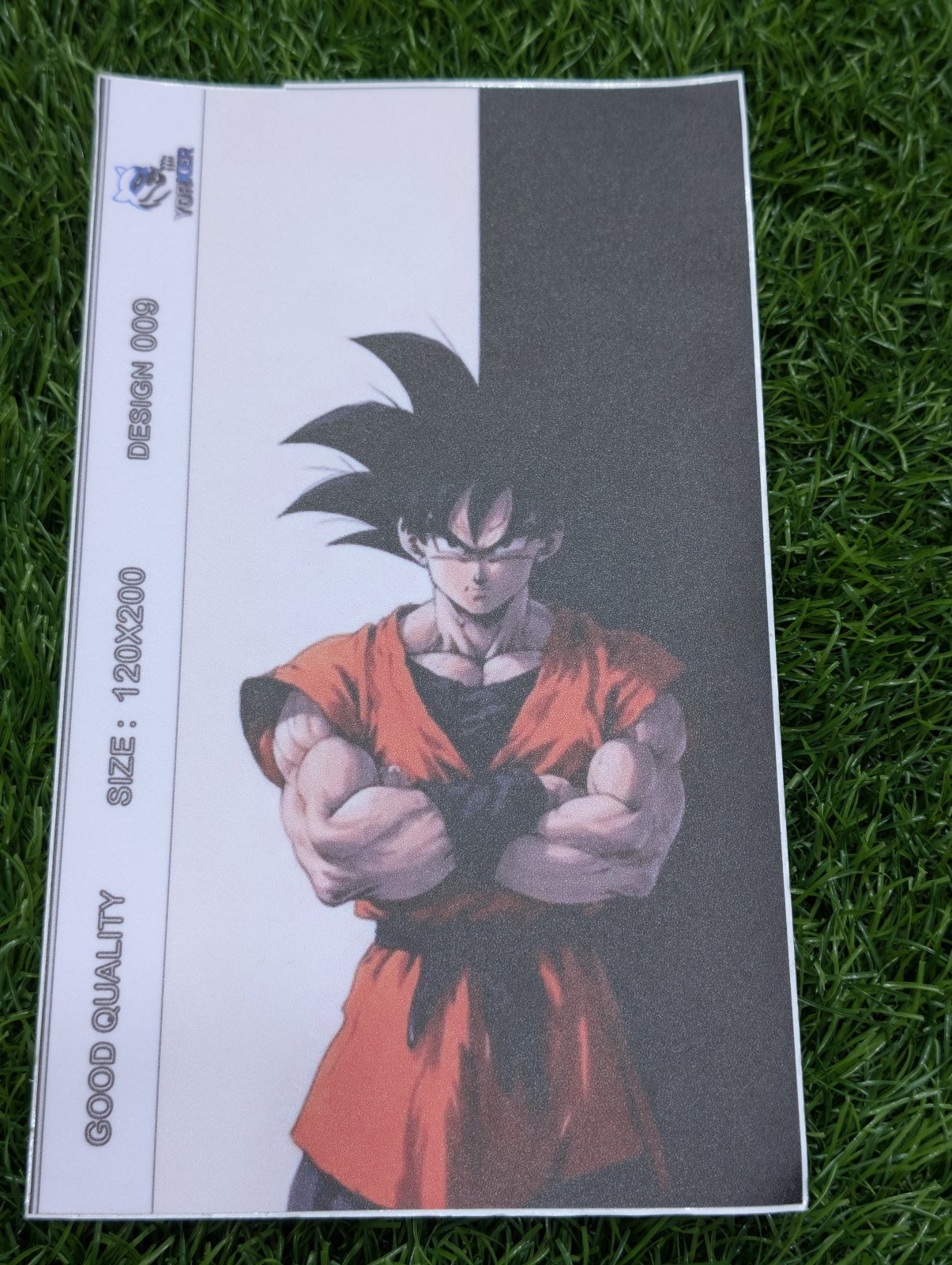 Goku blanck and white colour scheme sheet 2D Skin - Price in Pakistan