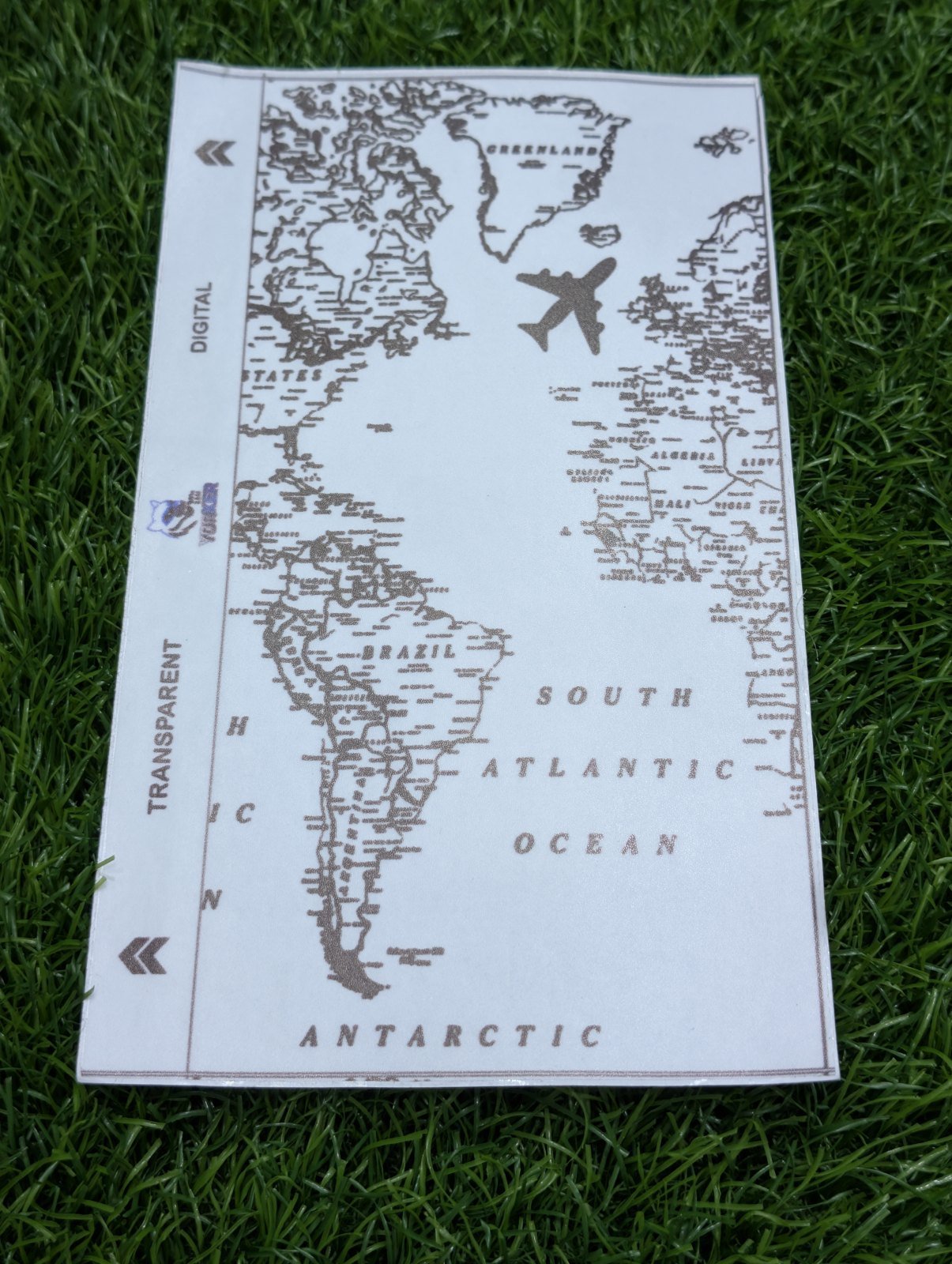 South atlantic ocean black and white design sheet 2D Skin - Price in Pakistan