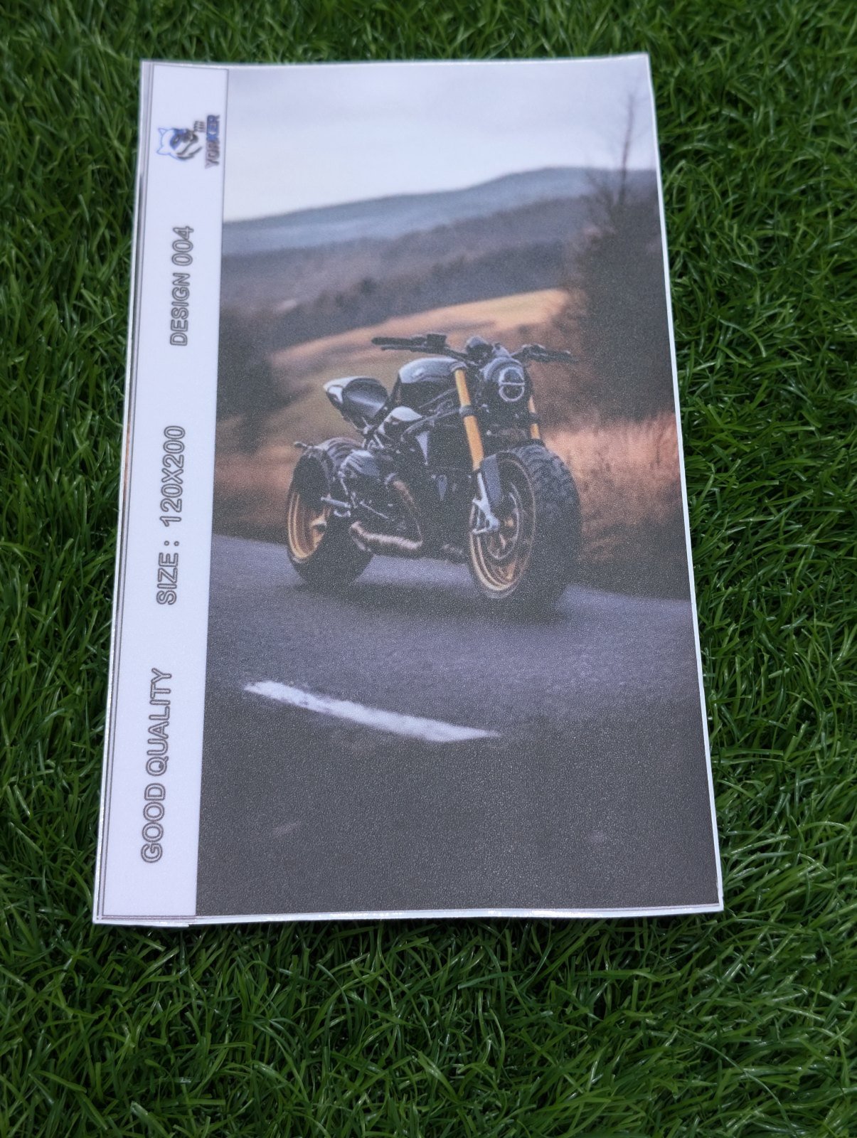 Triumph Scrambler 400 X Phantom Black color scheme Shhet 2D Skin - Price in Pakistan