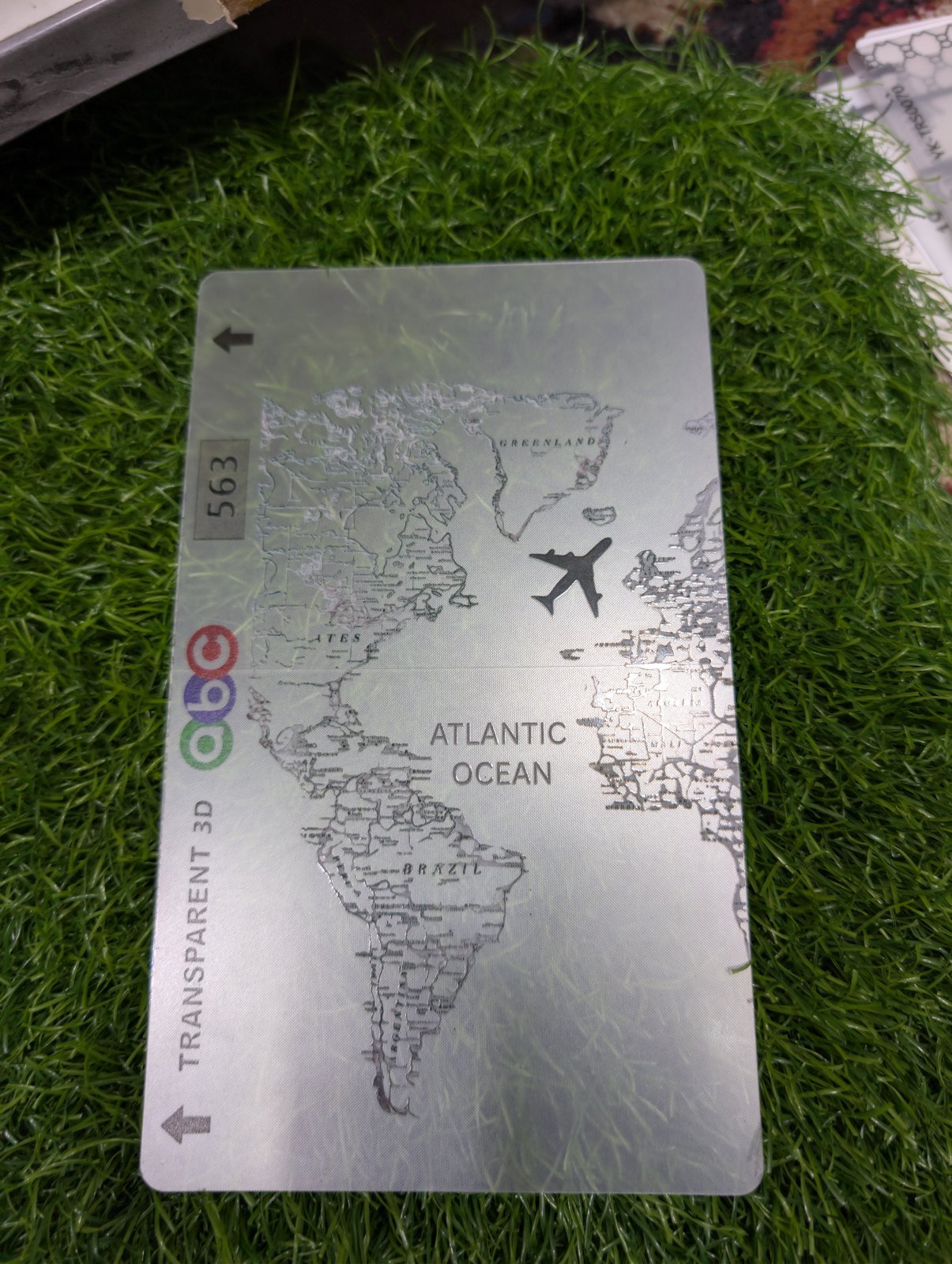 Atlantic ocean map sheet 3D Transparent Matte Skin - Price in Pakistan