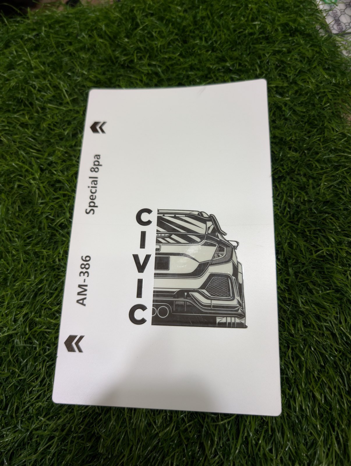 Civic 3D Transparent Matte Skin - Price in Pakistan