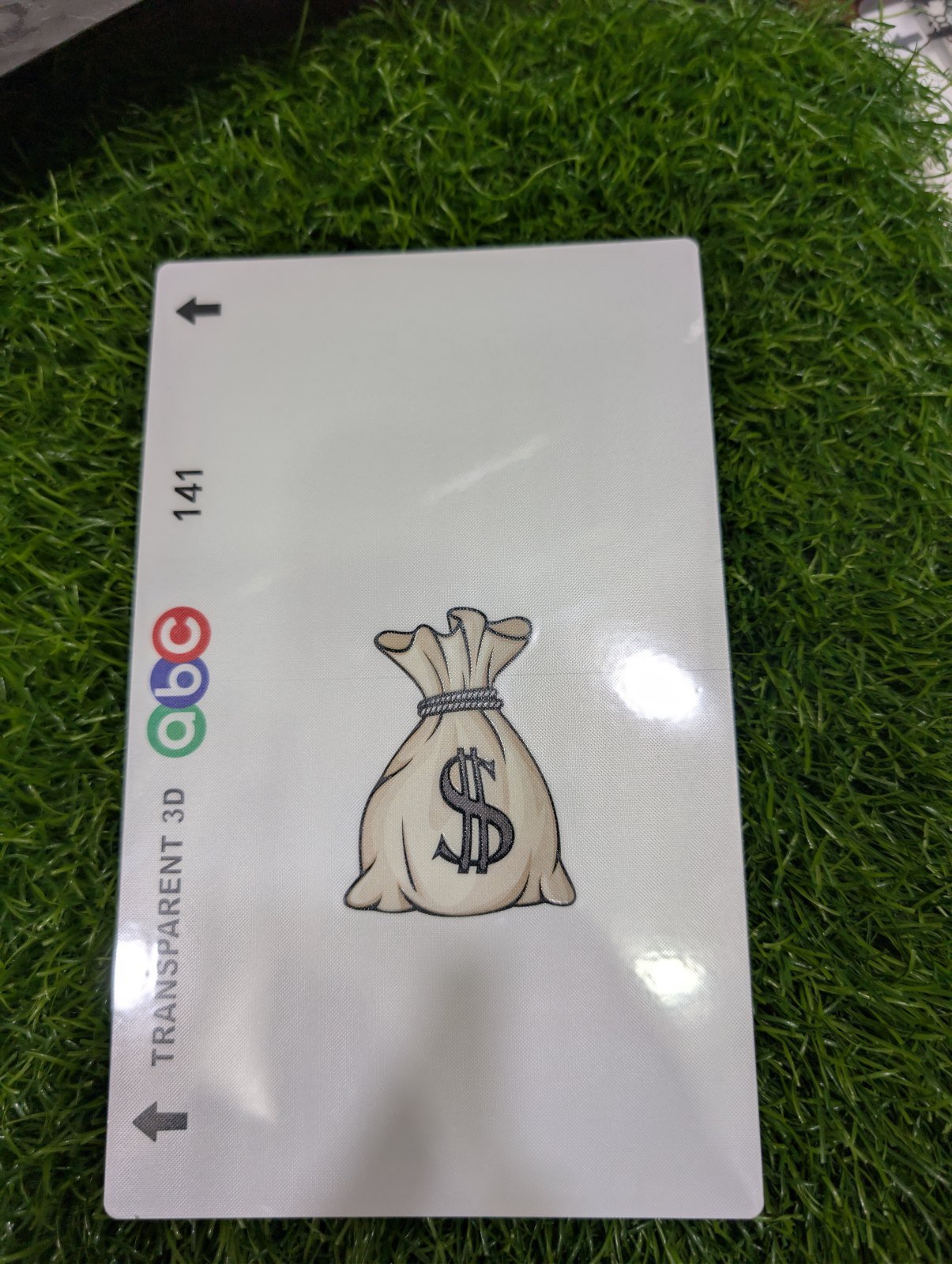Dollar money bag sheet 3D Transparent Matte Skin - Price in Pakistan