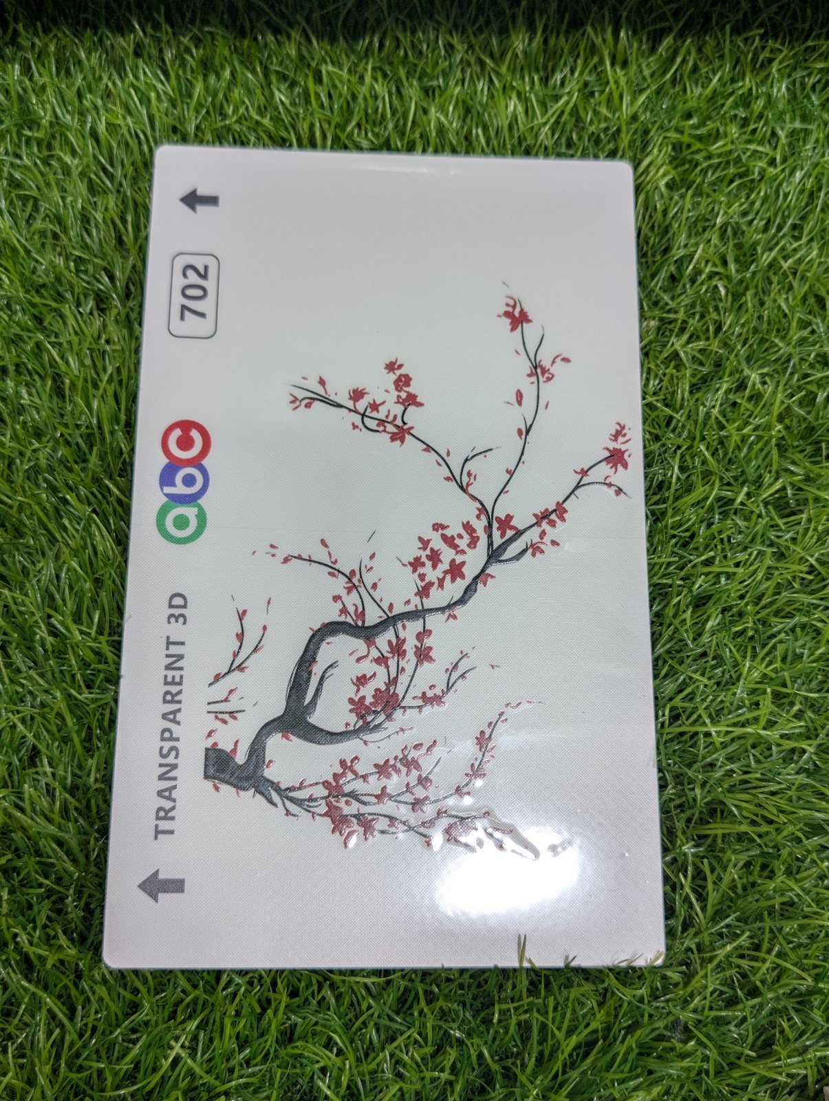 Flower bransc design (3) sheet 3D Transparent Matte Skin - Price in Pakistan
