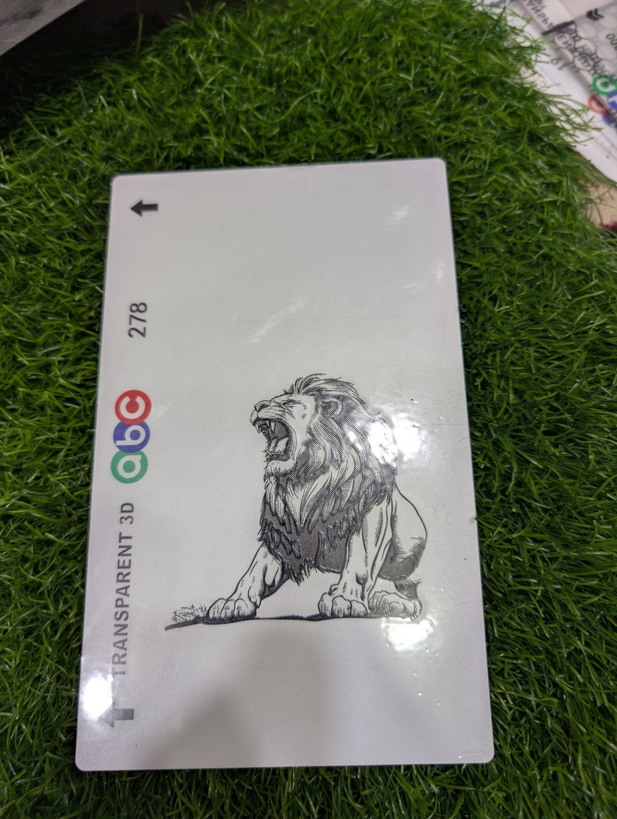 Macular Lion sheet 3D Transparent Matte Skin - Price in Pakistan