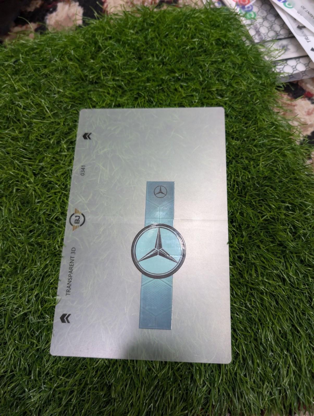 Mercedes logo 3D Transparent Matte Skin - Price in Pakistan