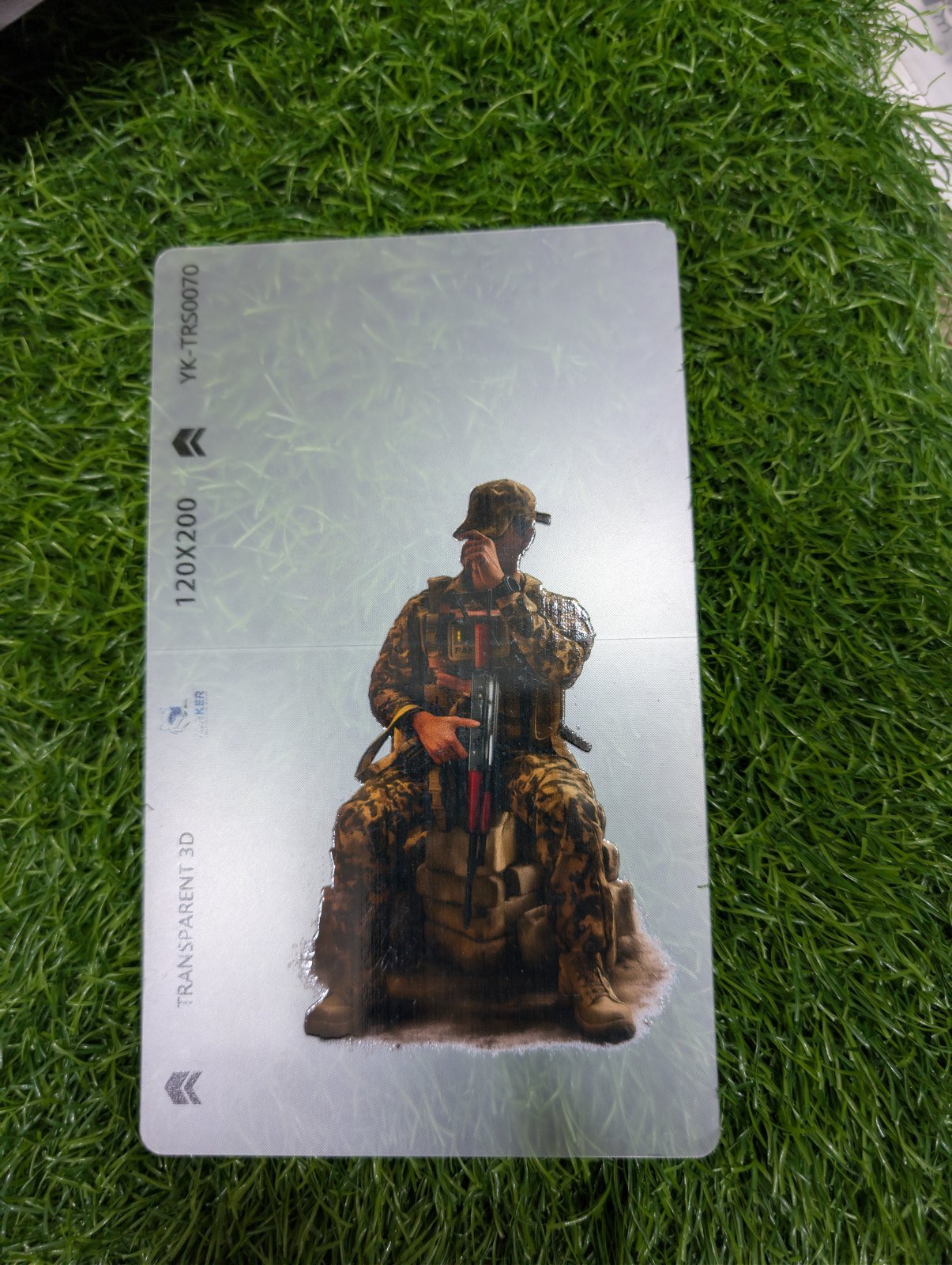 Solider edition sheet 3D Transparent Matte Skin - Price in Pakistan
