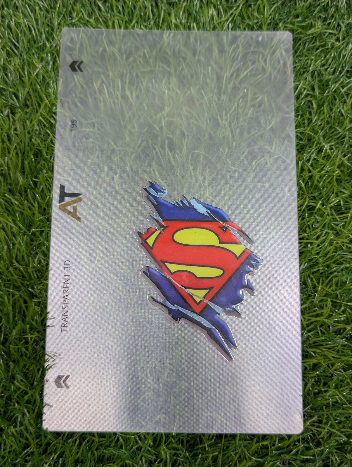 Superman logo sheet 3D Transparent Matte Skin - Price in Pakistan