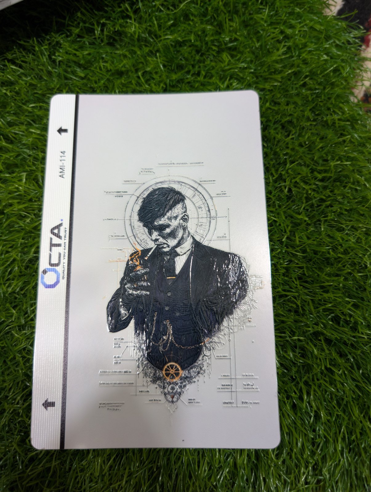 Thomas shelby sheet 3D Transparent Matte Skin - Price in Pakistan