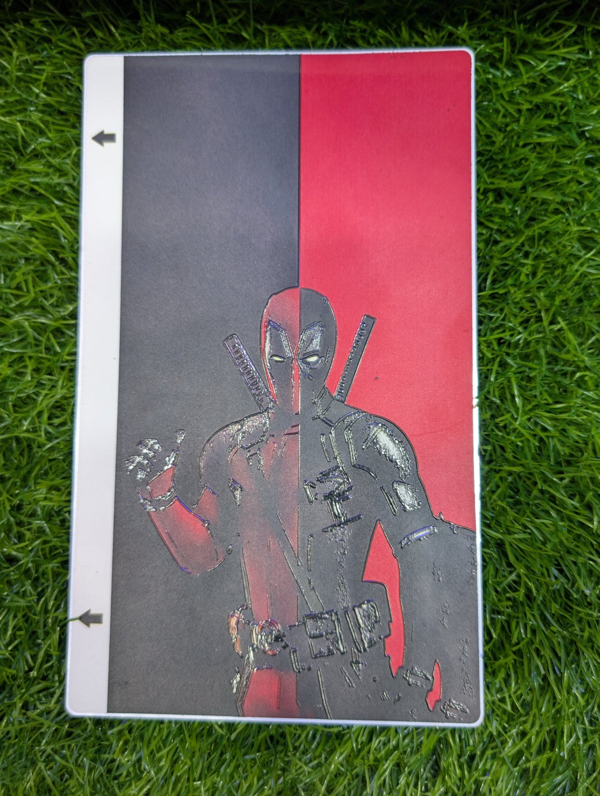 Deadpool embossed sheet 3D Skin - Price in Pakistan