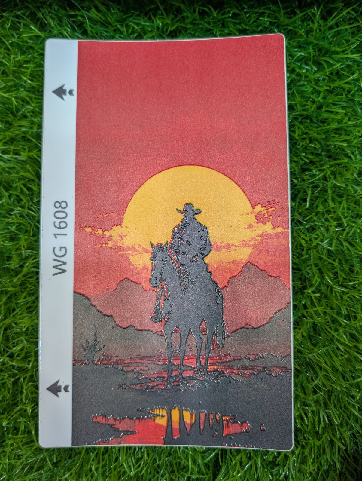 Embossed Cowboy sheet 3D Skin - Price in Pakistan